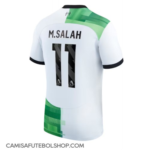 Camisa de time de futebol Liverpool Mohamed Salah #11 Replicas 2º Equipamento 2023-24 Manga Curta